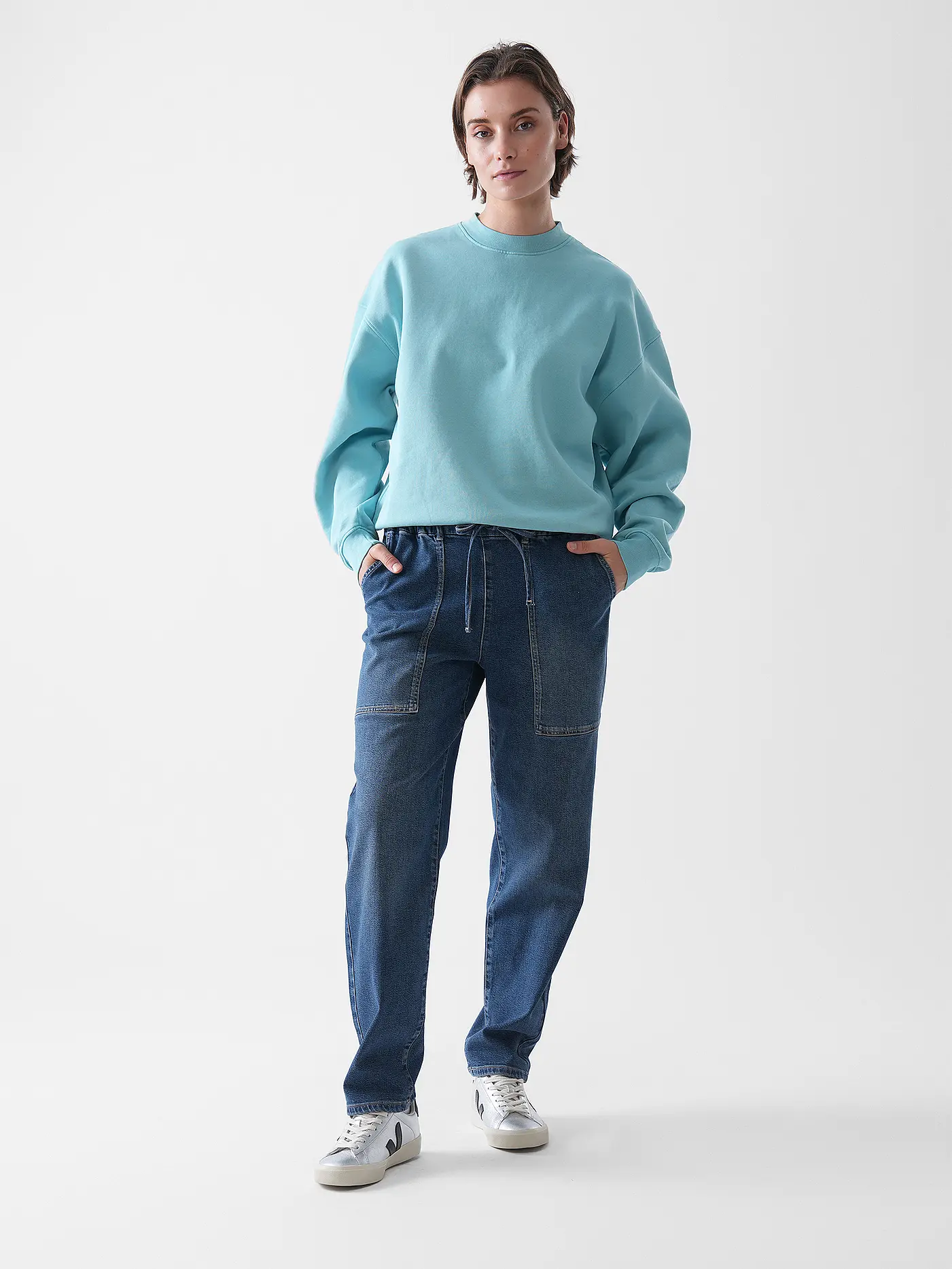 COLORFUL STANDARD | Sweater | petrol